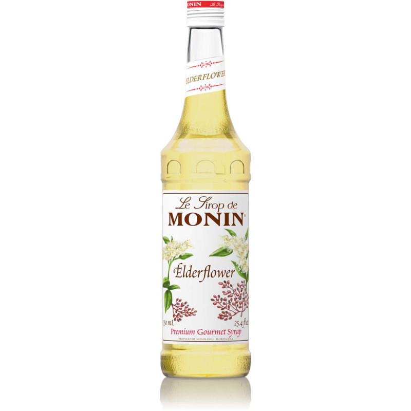 MONIN ELDERFLOWER syrop z kwiatów czarnego bzu 250ml