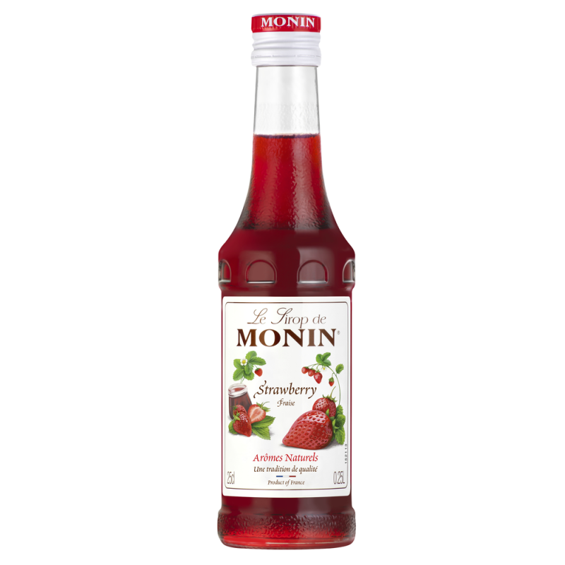 MONIN STRAWBERRY syrop truskawkowy 250ml